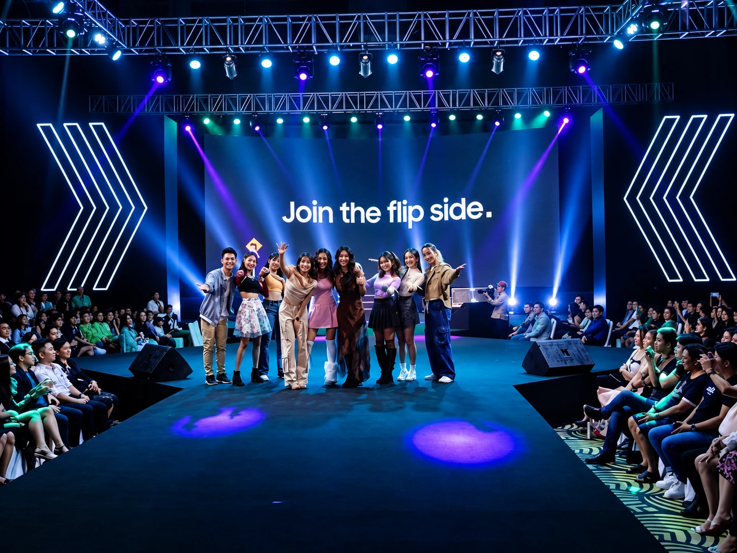 Samsung consumer electronics flagship launch experience in Myanmar